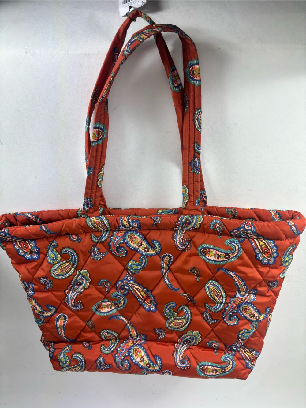 Vera Bradley Quilted “East to West Tote” Manor Paisley - Picture 2 of 4